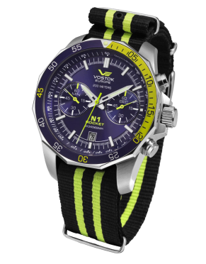 p�nsk� hodinky Vostok-Europe N-1 ROCKET chrono linie 6S21/2255253