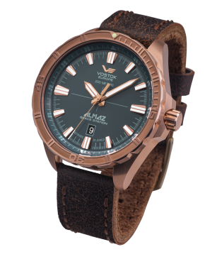 p�nsk� hodinky Vostok-Europe ALMAZ bronze line NH35A/320O507
