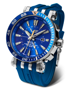 p�nsk� hodinky Vostok-Europe ENERGIA Rocket Automatic, GMT funkce NH34-575A716