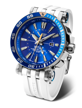 p�nsk� hodinky Vostok-Europe ENERGIA Rocket Automatic, GMT funkce NH34-575A716