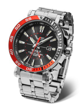 p�nsk� hodinky Vostok-Europe ENERGIA Rocket Automatic, GMT funkce NH34-575A717B