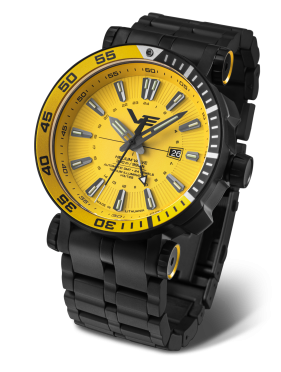 p�nsk� hodinky Vostok-Europe ENERGIA Rocket Automatic, GMT funkce NH34-575C719B