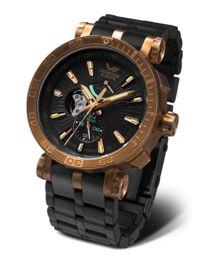 P�nsk� hodinky Vostok-Europe ENERGIA Rocket power reserve indication YN84/575O540B