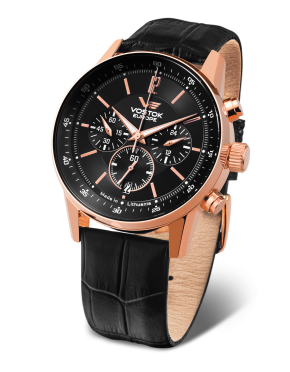 p�nsk� hodinky Vostok-Europe GAZ-14 Limuz�na chrono line VK63-560B689