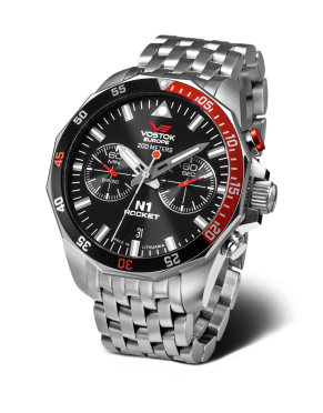 p�nsk� hodinky Vostok-Europe N-1 ROCKET chrono linie 6S21-225A707B