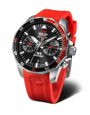 p�nsk� hodinky Vostok-Europe N-1 ROCKET chrono linie 6S21-225A707S