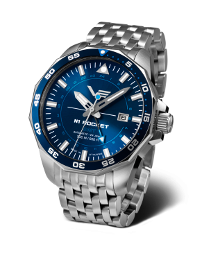 p�nsk� hodinky Vostok-Europe N-1 ROCKET automatic, GMT NH34-225A712B