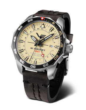 p�nsk� hodinky Vostok-Europe N-1 ROCKET automatic, GMT NH34-225A713