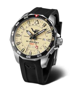 p�nsk� hodinky Vostok-Europe N-1 ROCKET automatic, GMT NH34-225A713S