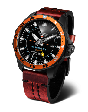 p�nsk� hodinky Vostok-Europe N-1 ROCKET automatic, GMT NH34-225C714