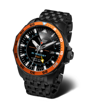 p�nsk� hodinky Vostok-Europe N-1 ROCKET automatic, GMT NH34-225C714B