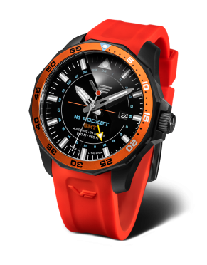p�nsk� hodinky Vostok-Europe N-1 ROCKET automatic, GMT NH34-225C714S