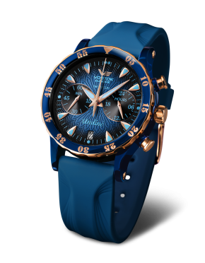 d�msk� hodinky Vostok-Europe UNDINE VK64-515E628B-Blue