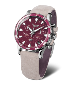 d�msk� hodinky Vostok-Europe UNDINE Cranberry VK68-515A774