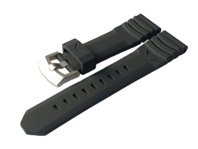 Silikonov� �em�nek �ern� s matnou ocelovou p�ezkou pro NUCLEAR SUBMARINE SSN571 NH35-571A606