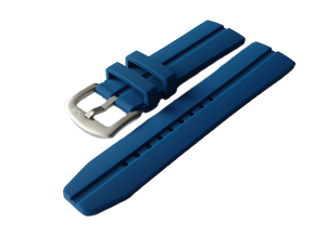 Silikonov� �em�nek modr� s matnou ocelovou p�ezkou pro EVEREST Underground YM8J-597E546