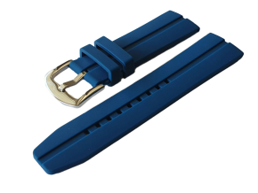 Silikonov� �em�nek modr� s ocelovou lesklou p�ezkou pro model EVEREST Underground YN84-597A545